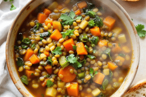 Mediterranean Lentil and Vegetable Soup