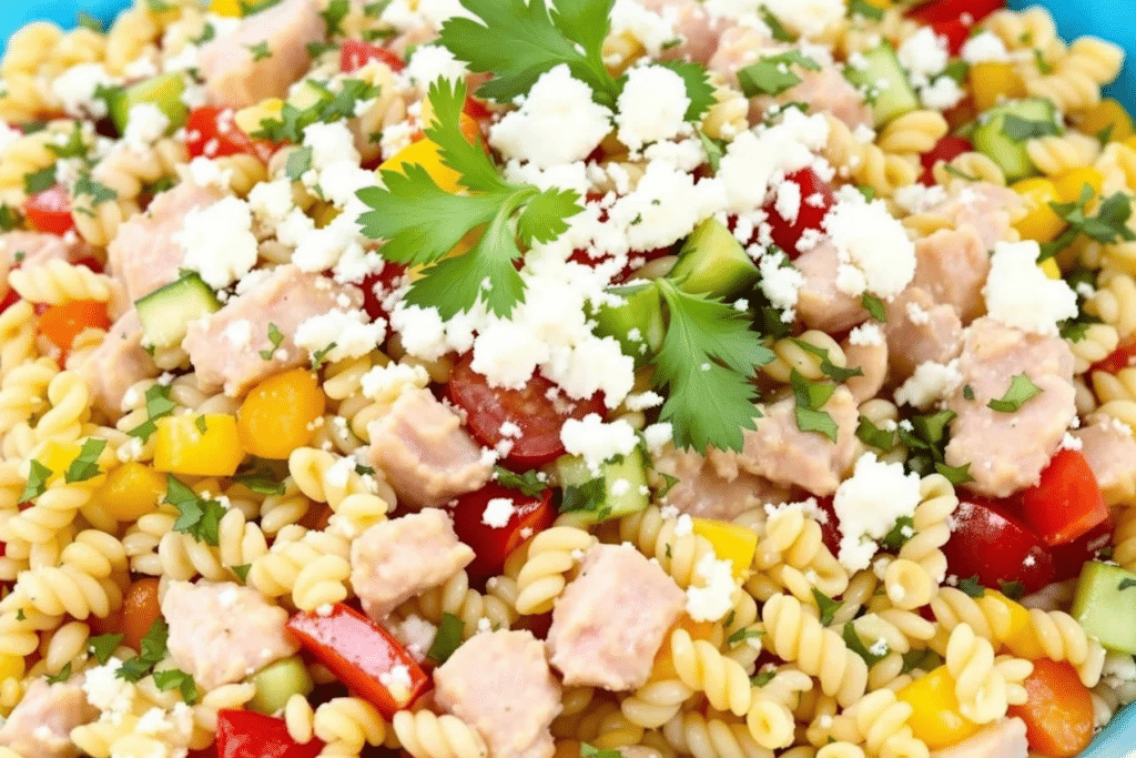 Mediterranean Tuna Orzo Salad