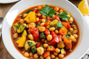 Mediterranean Vegetable and Bean Stew