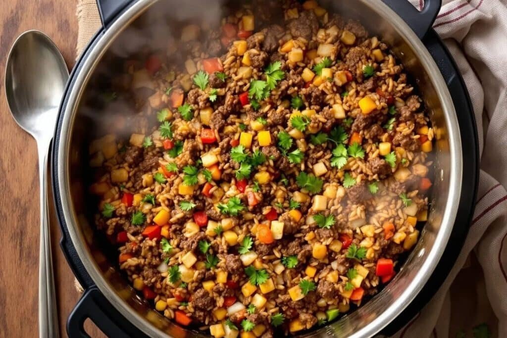 One-Pot Beef and Rice
