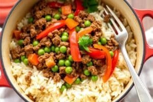 One-Pot Beef and Rice