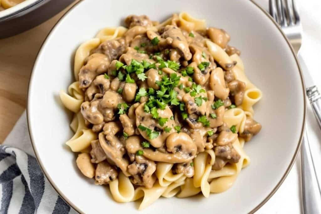 Quick Beef Stroganoff