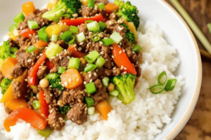 Quick Beef Teriyaki Bowls