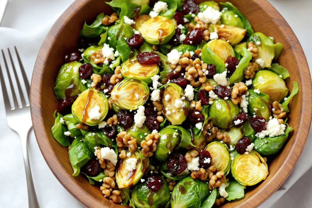 Roasted Brussels Sprout Salad