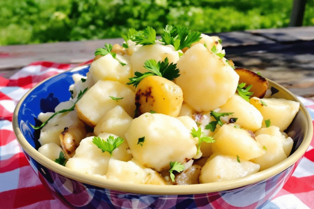 Roasted Garlic Potato Salad