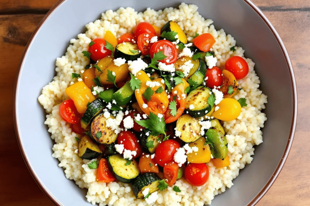 Roasted Vegetable Couscous Bowl