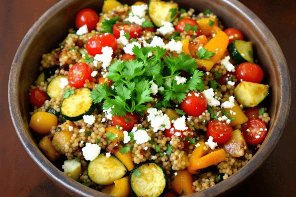 Roasted Veggie Quinoa Power Salad