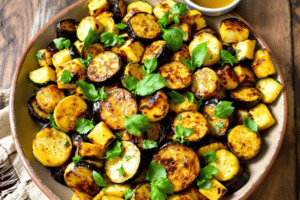 Roasted Zucchini and Eggplant Medley