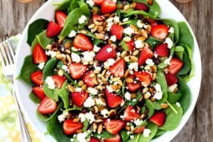 Strawberry Spinach Salad