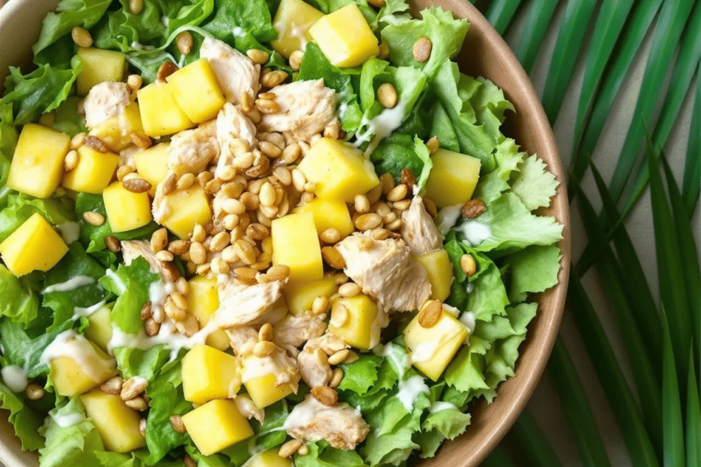 Tropical Pineapple Chicken Salad