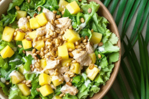 Tropical Pineapple Chicken Salad