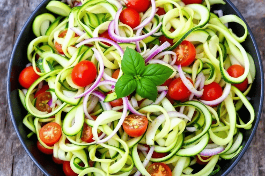 Zucchini Ribbon Salad